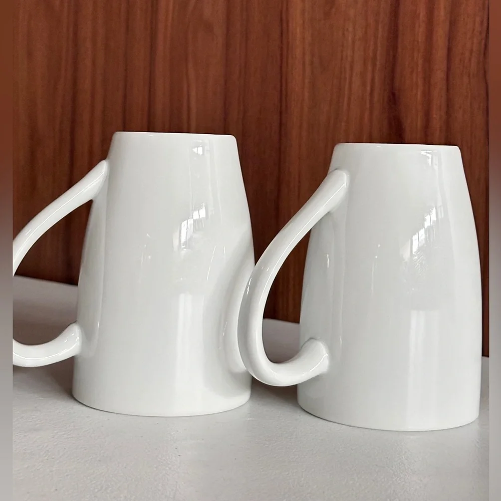 Pottery Barn Great Coupe Late Mugs Set of Two